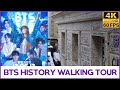 BTS History Walk in Seoul  (Full ver.) | Dorms, old HYBE Offices, Park, Restaurants, etc. [4K]