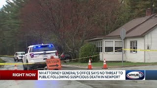 Attorney General's Office says no threat to public following suspicious death in Newport