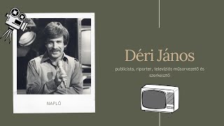 Déri János - Napló