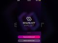 How to create an account in Sweat Wallet app?