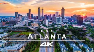 Atlanta, USA 🇺🇸 - by drone [4K]