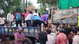 కొల్లూరు మండలం  క్రీస్తులంక గ్రామము జనాలకు ఆహారం సరఫరా  || #kollurumandal  @WtvTelugu