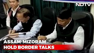 Year After Fierce Border Clashes, Assam-Mizoram Hold Border Talks