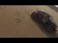 tamiya sand scorcher on the beach