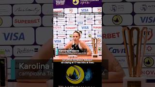Extras din conferința de presă cu Karolina Pliskova după finala Transylvania Open 2024