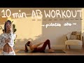 10MIN pilates ab workout // small & narrow waist | LIDIAVMERA