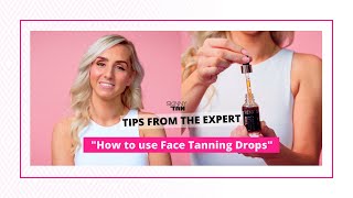 How To Use Face Tanning Drops | Skinny Tan