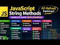 Learn JavaScript String Methods in One Video | Methods Every Developer Uses 🚀