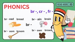 PHONICS I br - , cr - , fr - Double-Letter Consonant Sounds I with Teacher Jake