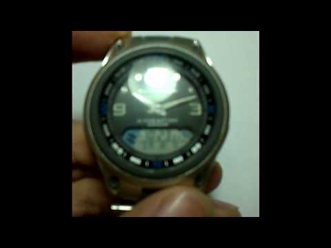 Cómo cambiar la hora analógica (manecillas) del reloj Casio AW-82 - Pesca  (Fishing Gear) en español