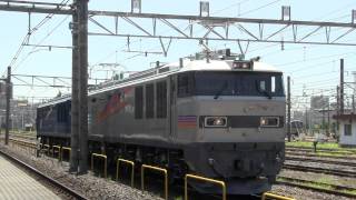 【JR】試9511ﾚ EF510-501+EF510-509重連試運転 尾久発車