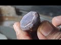 processing african rubies into beautiful gems using the faceting technique