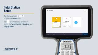 Total Station Setup, Spectra Geospatial Origin