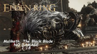 [ Elden Ring 艾爾登法環 ]「黑劍」瑪利喀斯 無傷 Maliketh, The Black Blade Solo No Damage