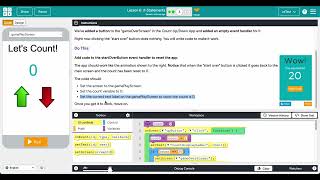 Code.org Event-Driven Programming Lesson 6 #3