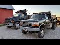 Dump Trucks Are Great! Spotlight of my F-350 & F-750 Dump Trucks for Personal Use