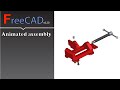 FreeCAD Animated assembly