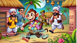 The Greedy Monkey's Lesson: A Hilarious Village Tale with a Wise Twist!