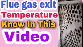 What is  flue gas exit temperature