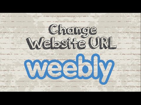 How to change your website url on Weebly How to change your website url on Weebly