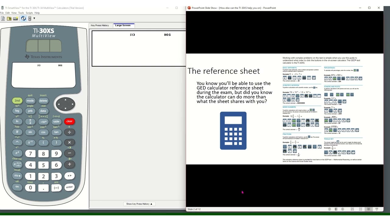 Ged Calculator Tip Standard To Scientific Notation Youtube