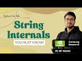 1.6.2 String in Python | Interning & Memory layout | Hindi