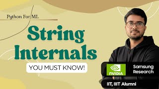 1.6.2 String in Python | Interning & Memory layout | Hindi