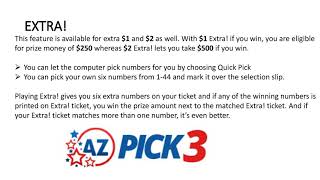 Arizona The Pick Details | thelotterylab.com