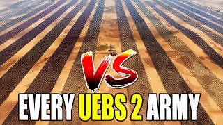 Every UEBS 2 Army in huge LINE BATTLE! - Ultimate Epic Battle Simulator UEBS2