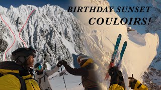 Sunset Birthday Couloirs!