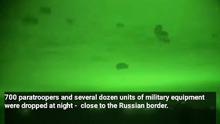 US large-scale paratrooper drills in Estonia/close to the Russian border