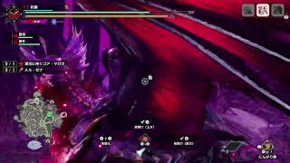 switch：魔物獵人崛起 破曉：六星 集會所M位任務 渾沌黑蝕竜\u0026爵銀龍。