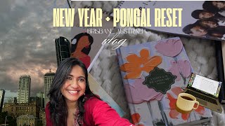 NEW YEARS + PONGAL RESET VLOG  🇦🇺 | planner \u0026 calendars, new research internship, amazon haul \u0026 more