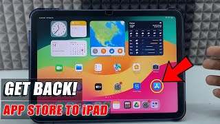 How to Get Back App Store If Deleted on iPad?