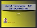 TCP - Socket Programming with Multithreading - Python