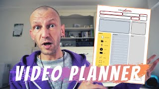 FREE video planner template - how to plan your video shoot