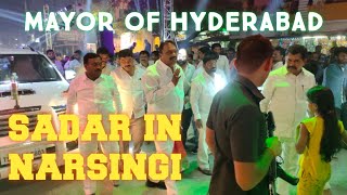 sadar festival in narsingi Hyderabad | diwali bulls show in Hyderabad mayor in narsingi bull show