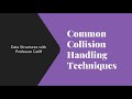 Collision Handling in Hash Tables