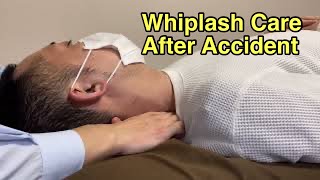 Manual therapy after car accident and whiplash