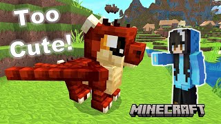 Minecraft, but the dragons are TOO CUTE!