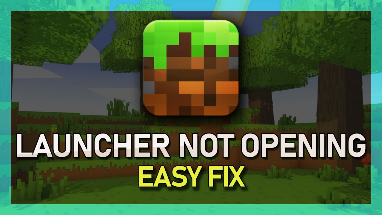 Minecraft Launcher Not Opening On PC Easy Fix - YouTube