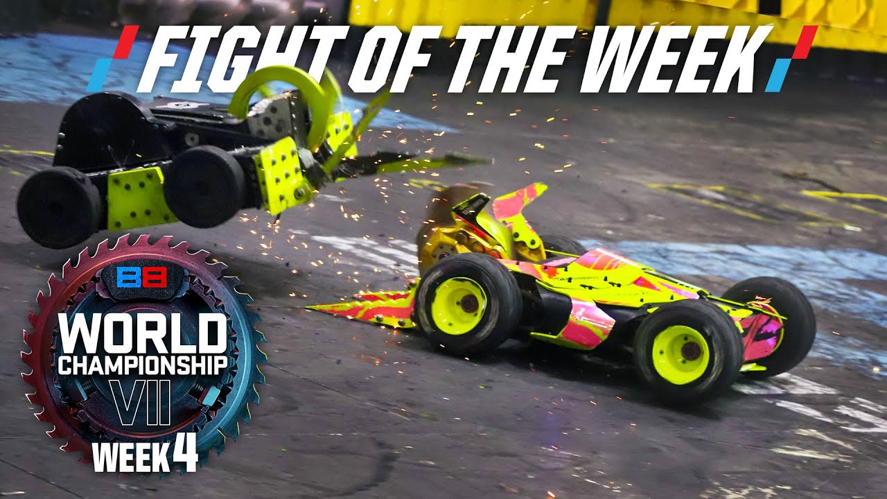 Battlebots Fight Of The Week Hypershock Vs Whiplash From World