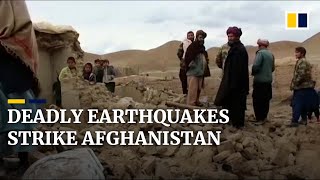 Twin earthquakes in northwestern Afghanistan kill at least 27 people including children