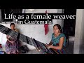 the ancient Mayan art of weaving, indigenous women's weaving corporative in Guatemala Quetzaltenango