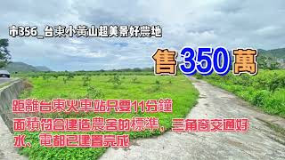 台東小黃山超美景好農地【市356】Ⓞ小黃山景觀 Ⓞ距離台東火車站只要11分鐘 #鑽石台東房屋買賣 #鑽石台東土地買賣 #０８９２３５５５５ #鑽石台東房仲 #鑽石台東房地產買賣 #台灣房屋鑽石台東