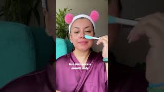 High Strength Chemical Peel at Home with Dr Sheth’s #chemicalpeel #indianskincare #skincareshorts