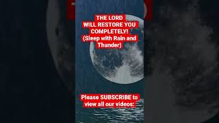 Bible Promises for Sleep With RAIN and THUNDER - Bible For Sleep Female Voice