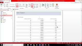 Access reports conditional formatting