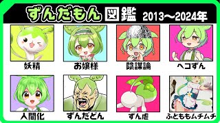 【全12種】ずんだもんのあらゆる形態をまとめて解説【2013年～2024年】