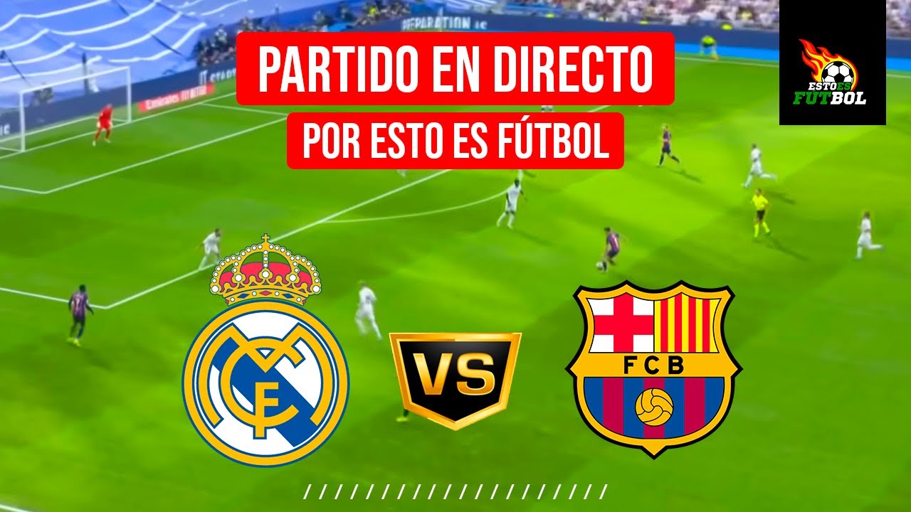 REAL MADRID VS BARCELONA EN VIVO 🔴 FINAL SUPERCOPA DE ESPAÑA 22/23 ...